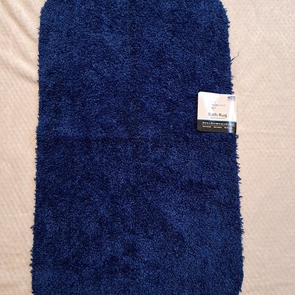 Mainstay Bath Mainstays Navy Blue Bath Rug Poshmark